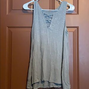 “Bleach splatter” tank top